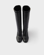 Leather boots
