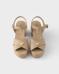 Nappa leather platform sandals RUNWAY DELUXE