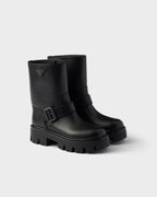 Leather booties