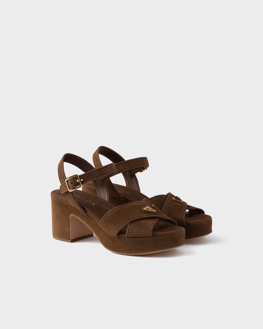 Suede platform sandals RUNWAY DELUXE