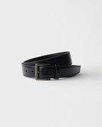 Leather belt ColorBlack RUNWAY DELUXE