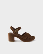 Suede platform sandals RUNWAY DELUXE