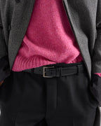Leather belt ColorBlack RUNWAY DELUXE