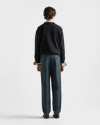 Long-sleeved cotton T-shirt ColorBlack RUNWAY DELUXE
