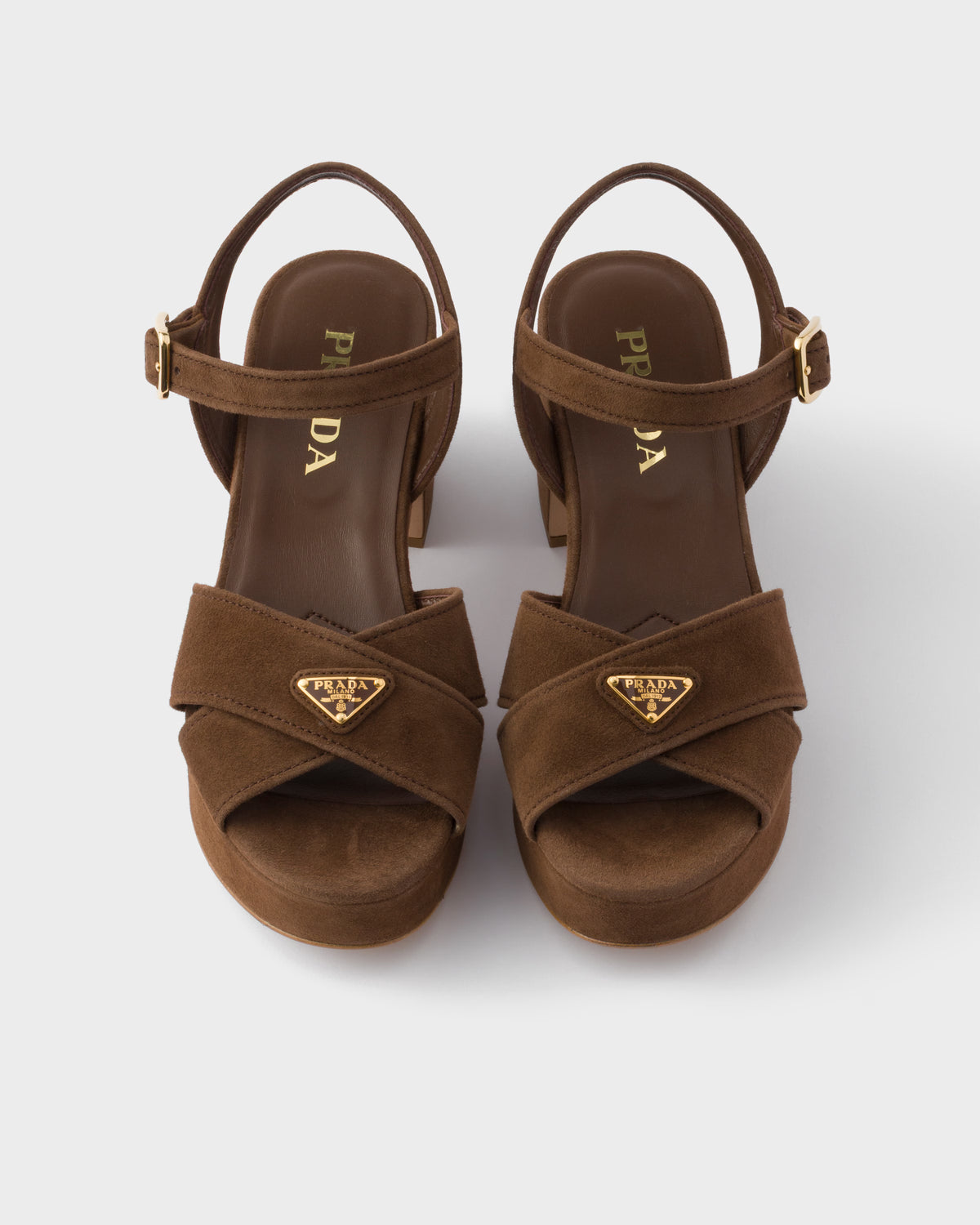 Suede platform sandals RUNWAY DELUXE