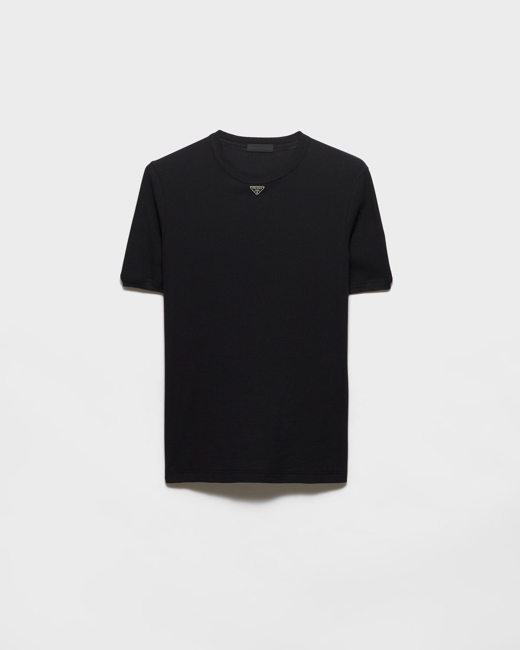 Cotton T-shirt ColorBlack RUNWAY DELUXE
