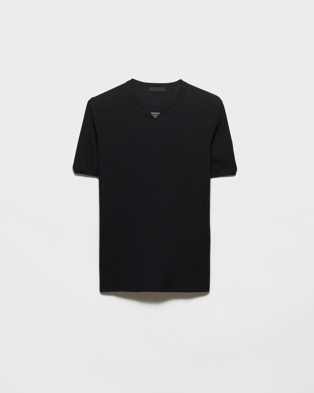 Cotton T-shirt ColorBlack RUNWAY DELUXE
