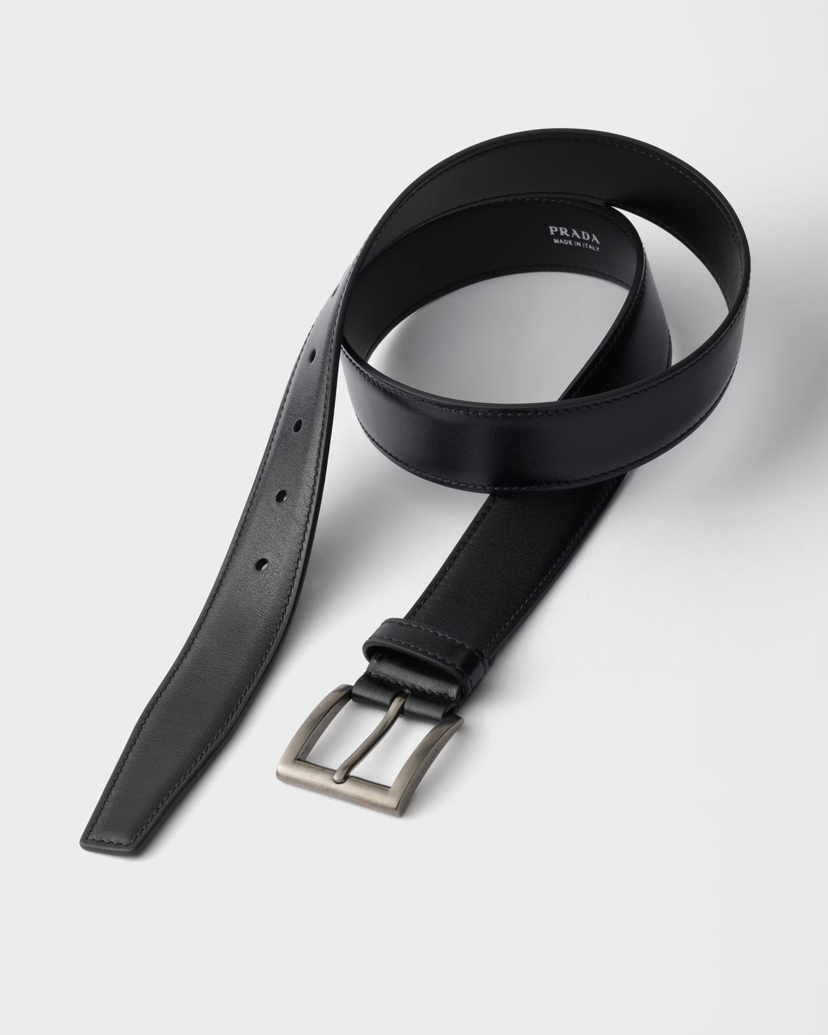 Leather belt ColorBlack RUNWAY DELUXE