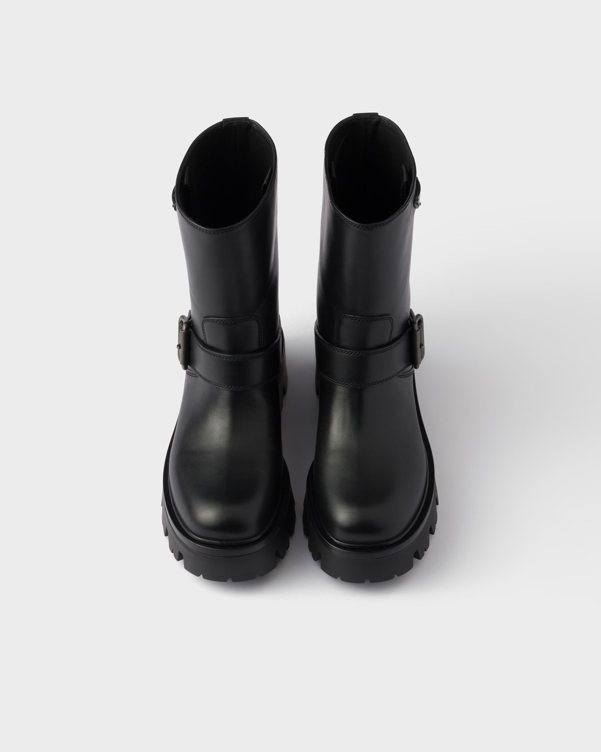 Leather booties
