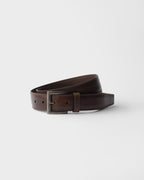 Leather belt ColorCocoa Brown RUNWAY DELUXE