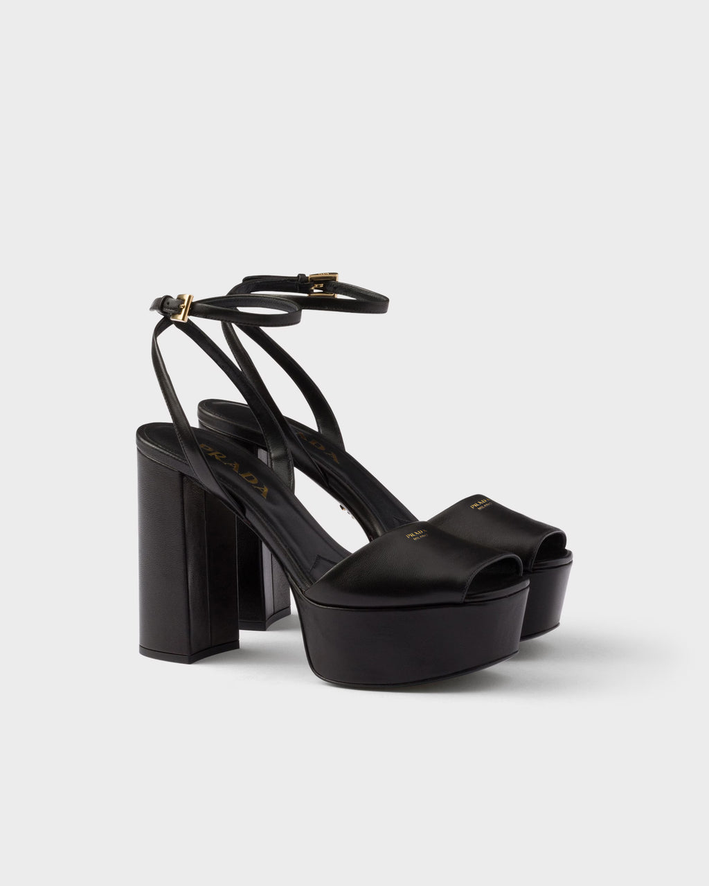 Nappa leather platform sandals RUNWAY DELUXE