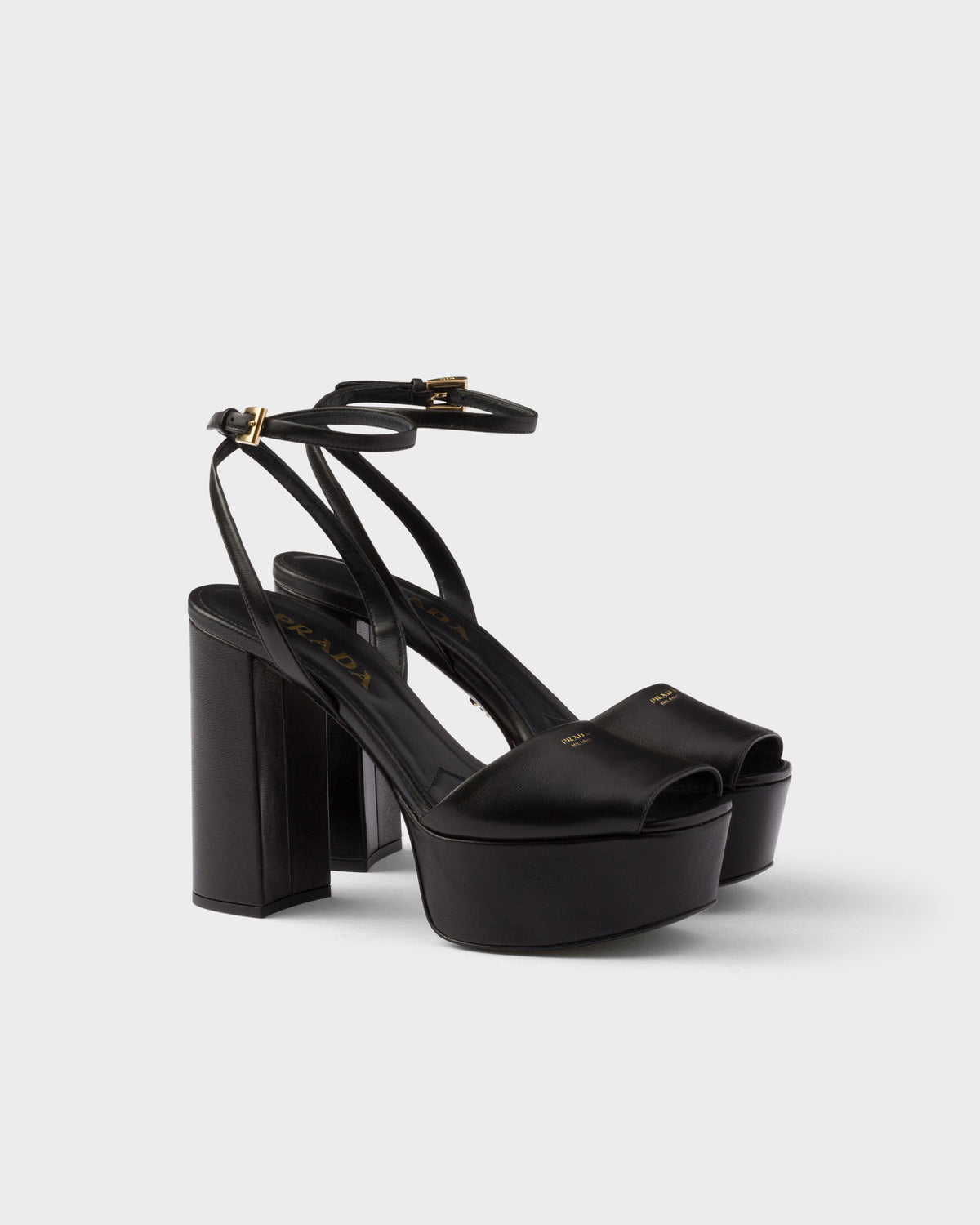 Nappa leather platform sandals RUNWAY DELUXE