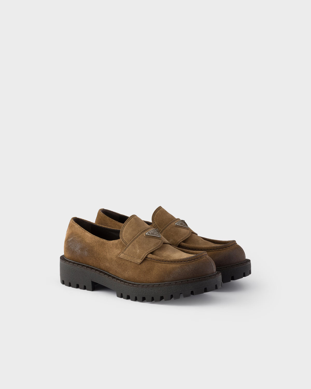 Aged suede loafers ColorLight Brown RUNWAY DELUXE