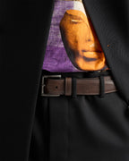 Leather belt ColorCocoa Brown RUNWAY DELUXE