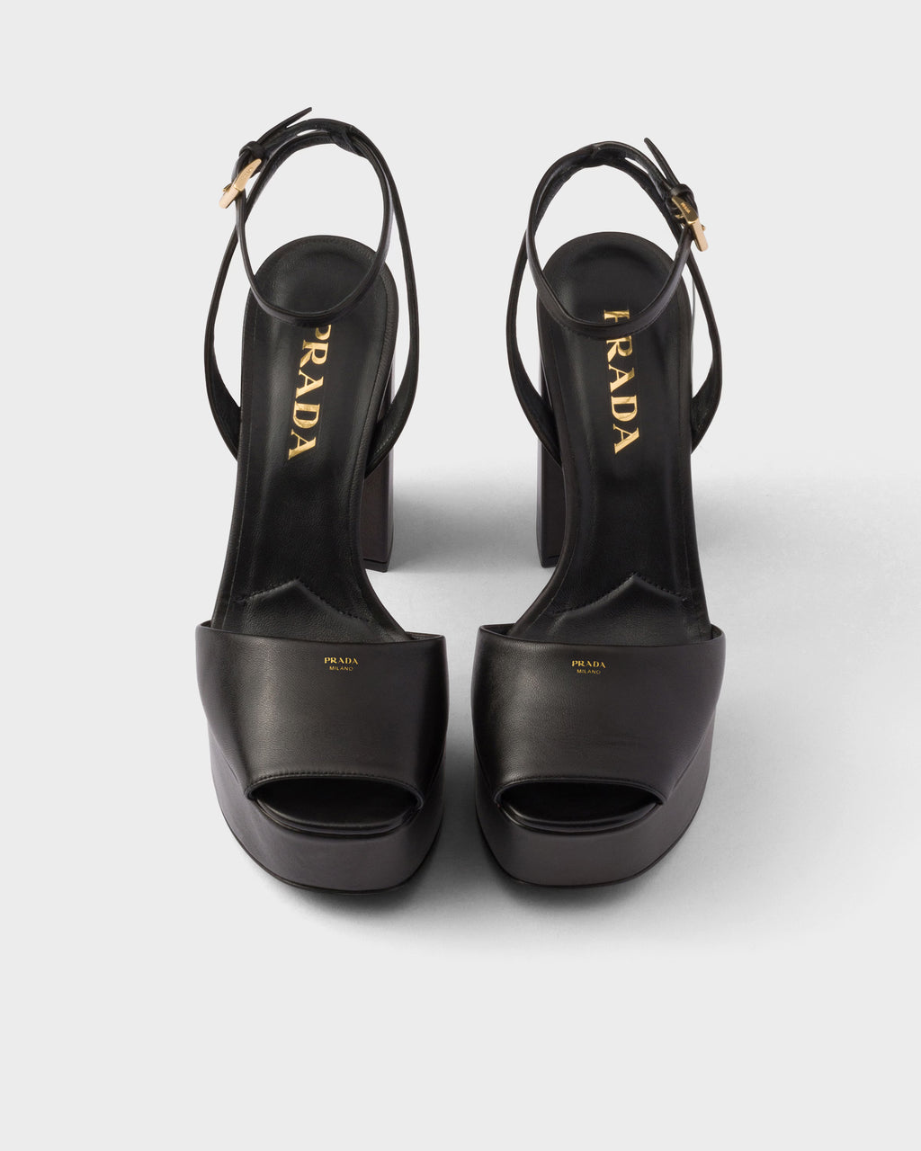 Nappa leather platform sandals RUNWAY DELUXE