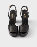Nappa leather platform sandals RUNWAY DELUXE