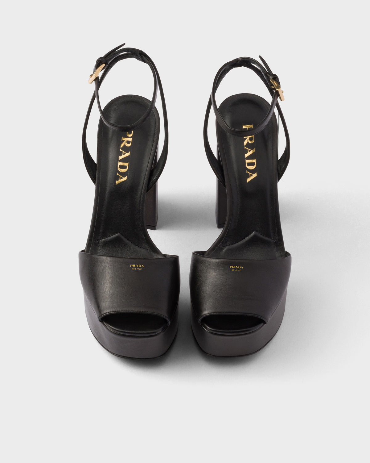 Nappa leather platform sandals RUNWAY DELUXE