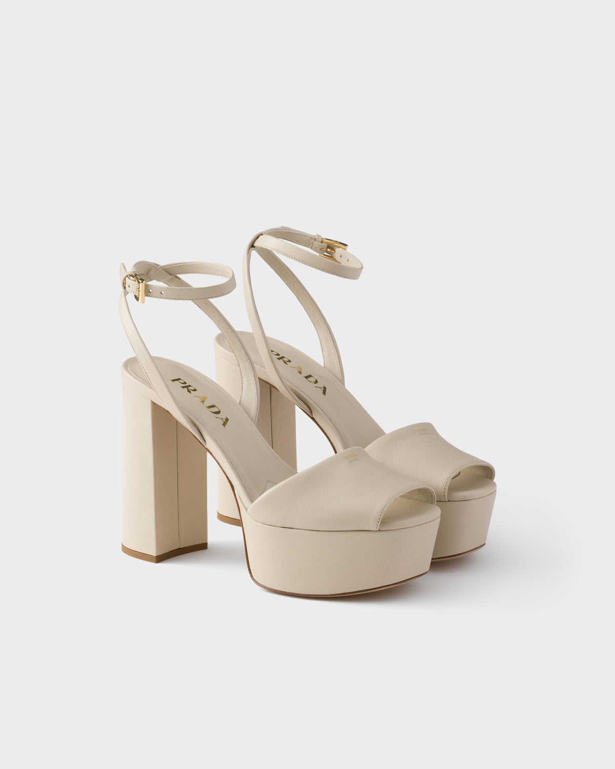 Nappa leather platform sandals RUNWAY DELUXE