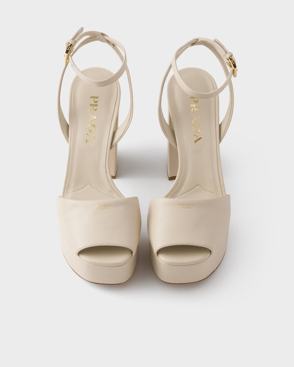 Nappa leather platform sandals RUNWAY DELUXE