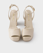 Nappa leather platform sandals RUNWAY DELUXE