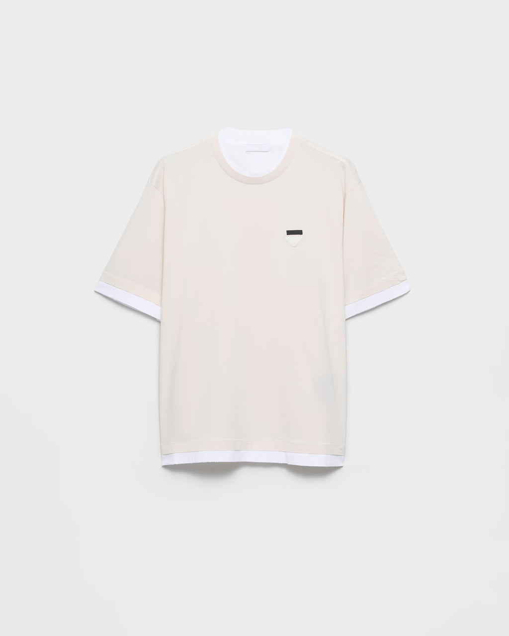 Cotton T-shirt ColorTalc/White RUNWAY DELUXE