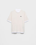 Cotton T-shirt ColorTalc/White RUNWAY DELUXE