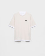Cotton T-shirt ColorTalc/White RUNWAY DELUXE