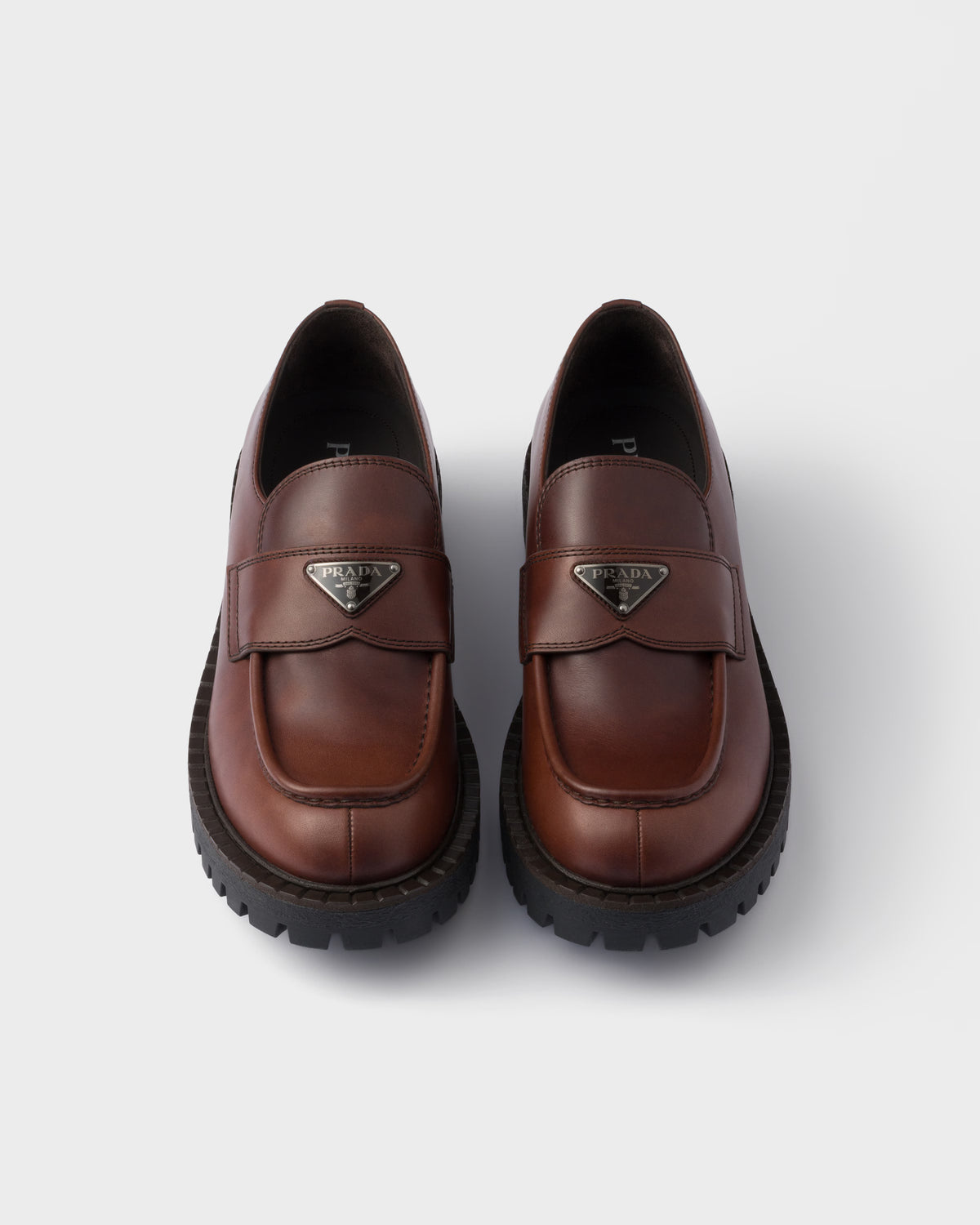 Leather loafers ColorEbony RUNWAY DELUXE