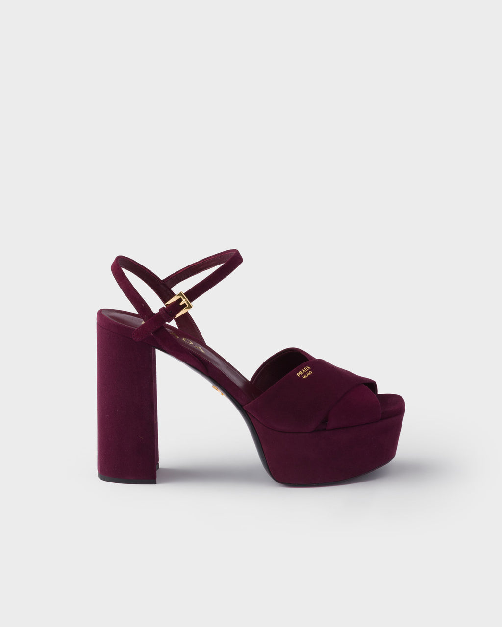 Suede platform sandals