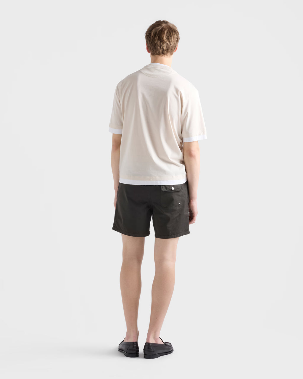Cotton T-shirt ColorTalc/White RUNWAY DELUXE
