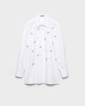 Embroidered poplin shirt RUNWAY DELUXE