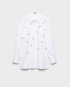 Embroidered poplin shirt RUNWAY DELUXE
