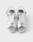Nappa leather platform sandals RUNWAY DELUXE