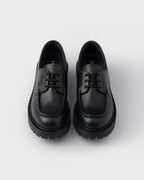 Laced leather loafers ColorBlack RUNWAY DELUXE