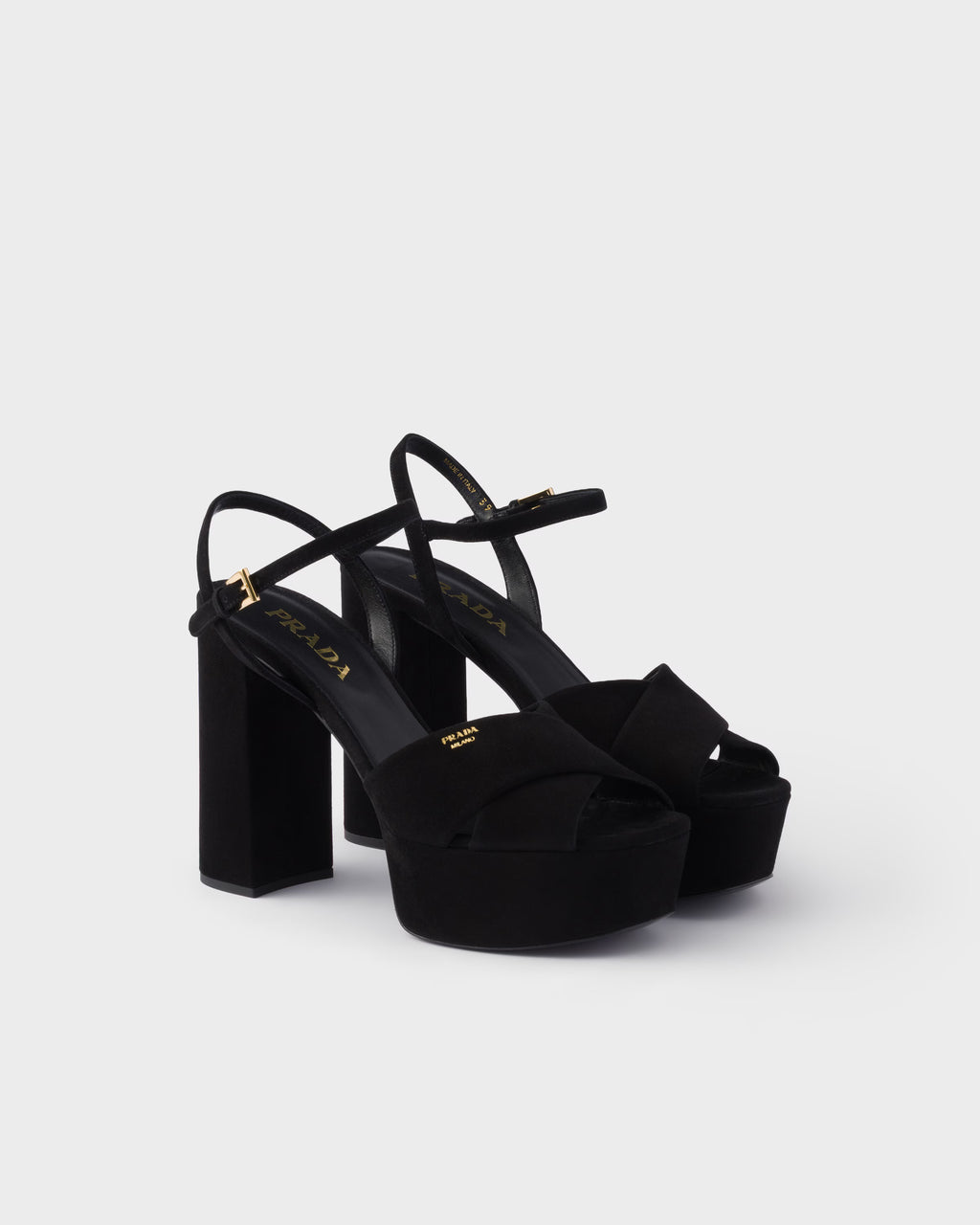 Suede platform sandals