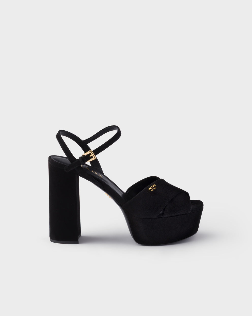 Suede platform sandals