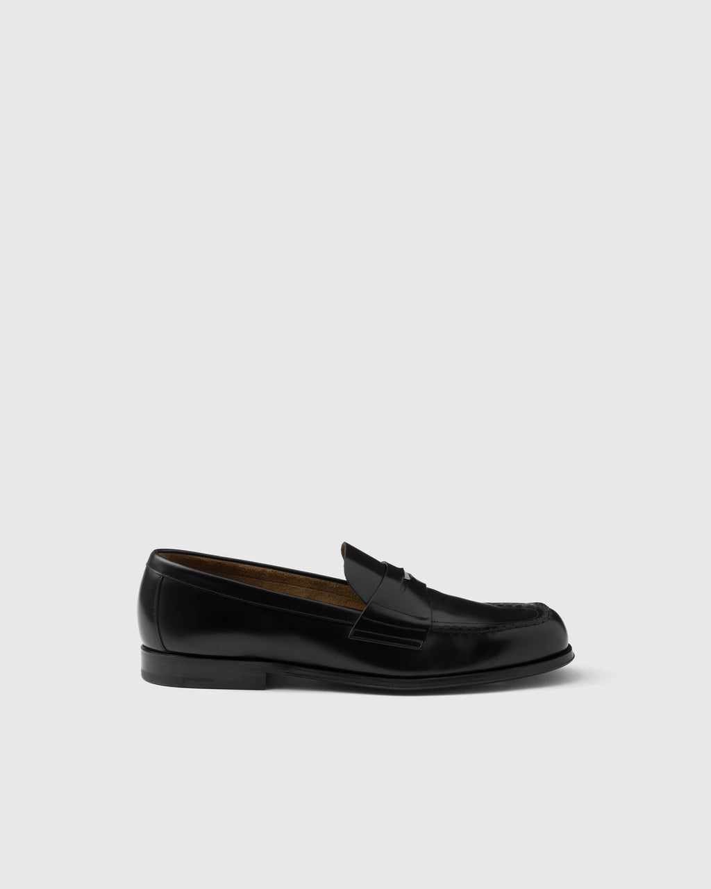 Brushed leather loafers ColorBlack RUNWAY DELUXE