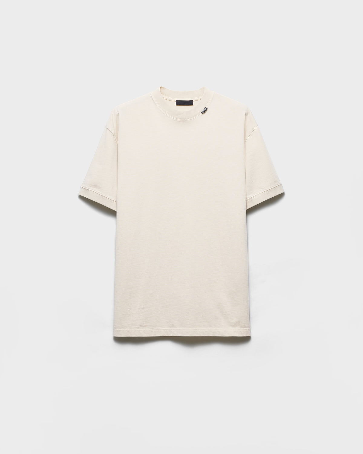 Short-sleeved cotton T-shirt ColorChalk White RUNWAY DELUXE