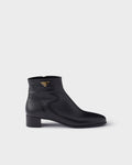 Nappa leather booties