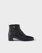 Nappa leather booties