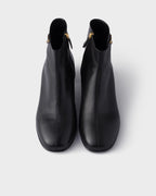Nappa leather booties