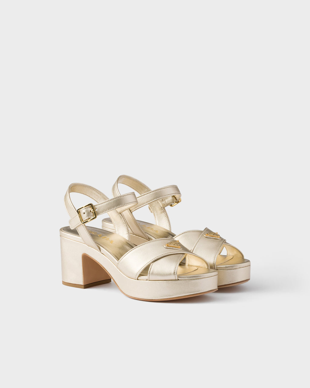 Nappa leather platform sandals RUNWAY DELUXE