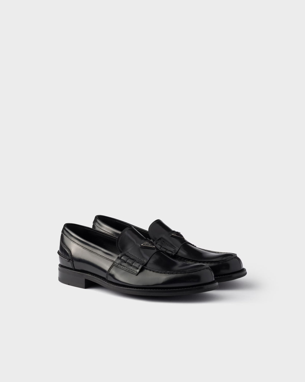 Brushed leather loafers ColorBlack RUNWAY DELUXE