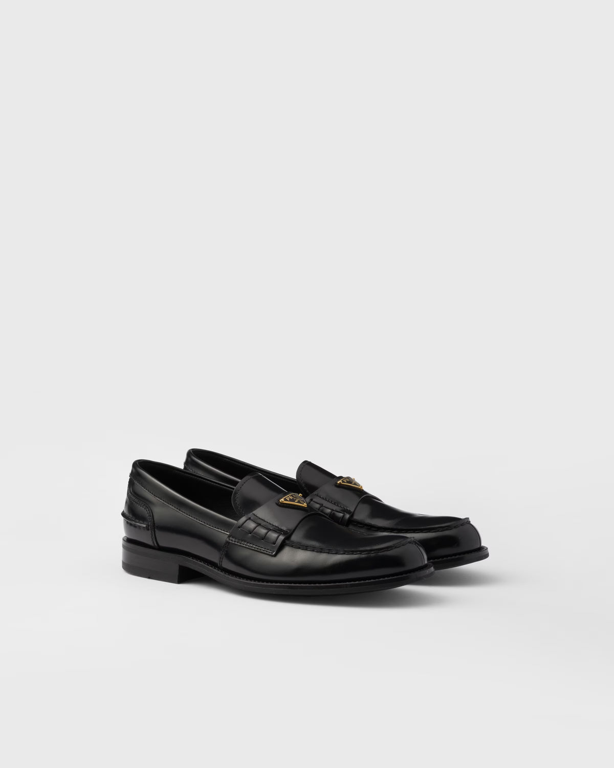Brushed leather loafers ColorBlack RUNWAY DELUXE