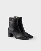 Leather booties