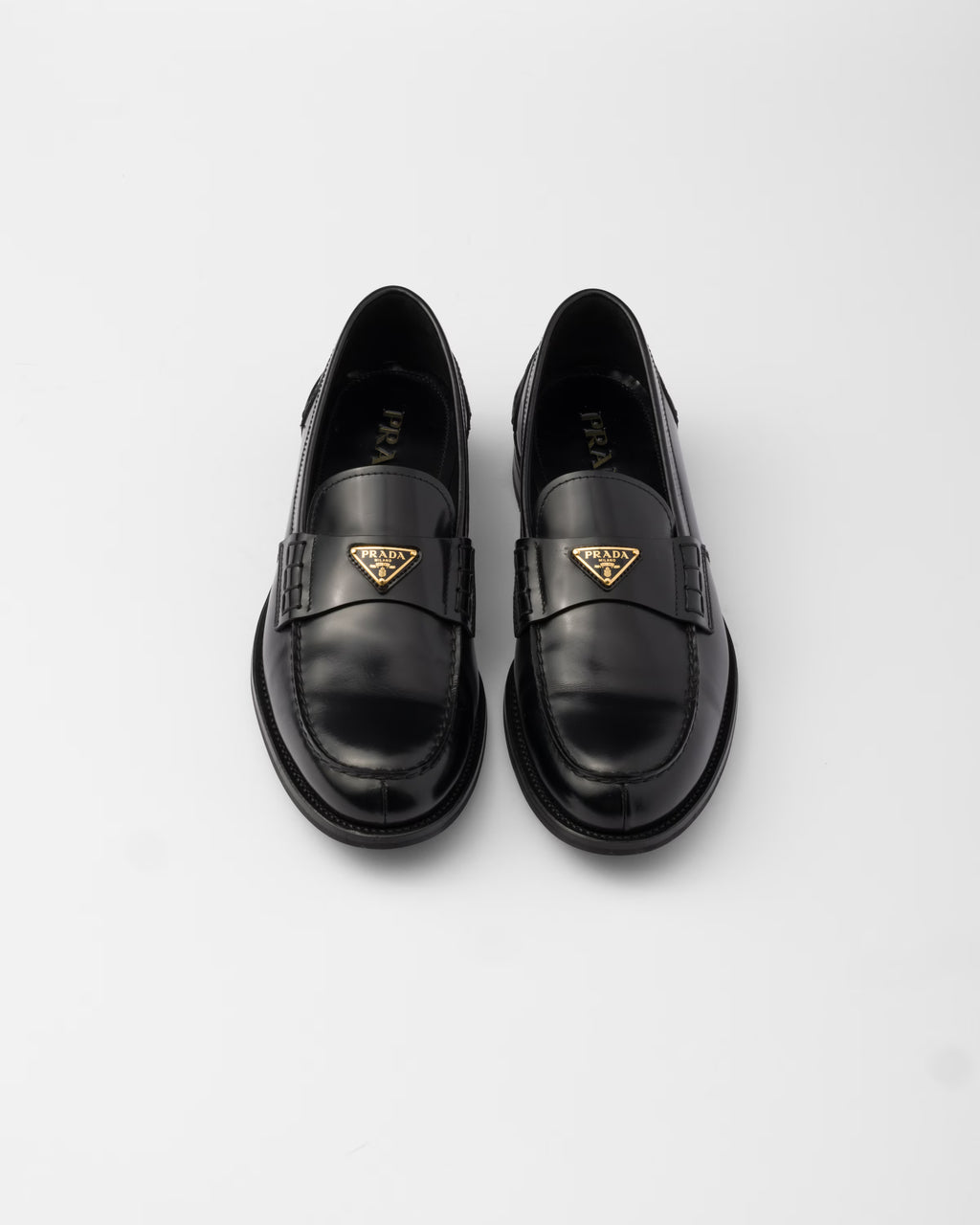 Brushed leather loafers ColorBlack RUNWAY DELUXE