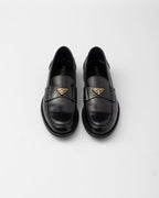 Brushed leather loafers ColorBlack RUNWAY DELUXE