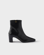 Leather booties