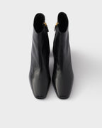 Leather booties