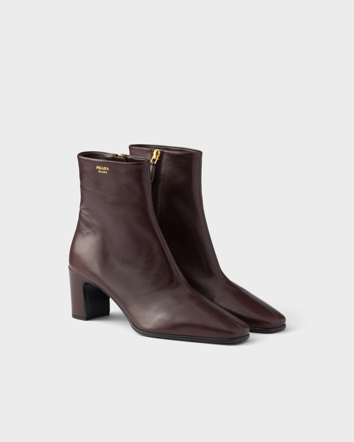 Leather booties